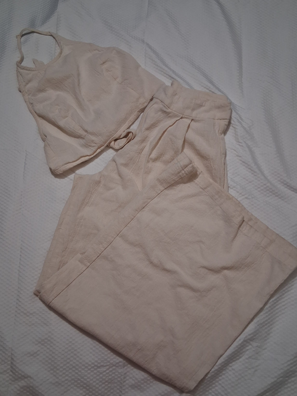 Cream Two-Piece Set